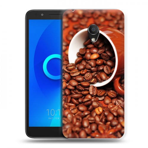 Дизайнерский пластиковый чехол для Alcatel 1C Кофе напиток
