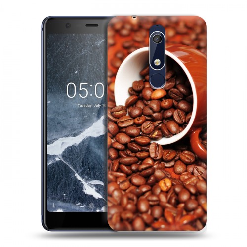 Дизайнерский пластиковый чехол для Nokia 5.1 Кофе напиток