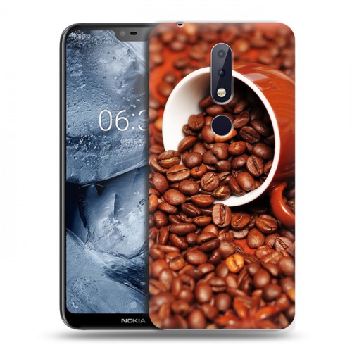 Дизайнерский пластиковый чехол для Nokia 6.1 Plus Кофе напиток