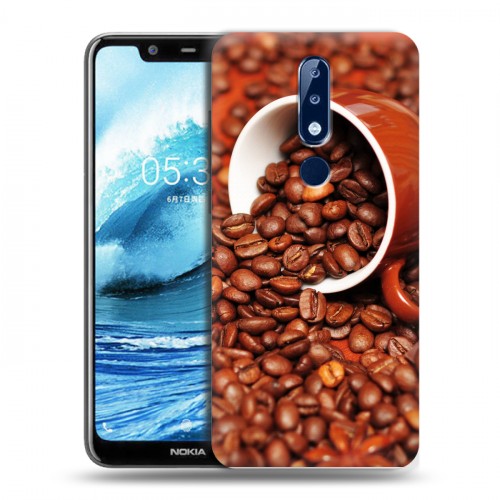 Дизайнерский пластиковый чехол для Nokia 5.1 Plus Кофе напиток