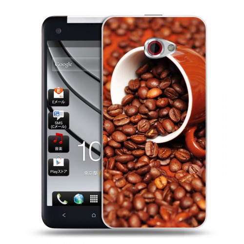 Дизайнерский пластиковый чехол для HTC Butterfly S Кофе напиток
