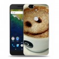 Дизайнерский силиконовый чехол для Google Huawei Nexus 6P Кофе напиток