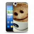 Дизайнерский пластиковый чехол для Huawei Y6 Кофе напиток