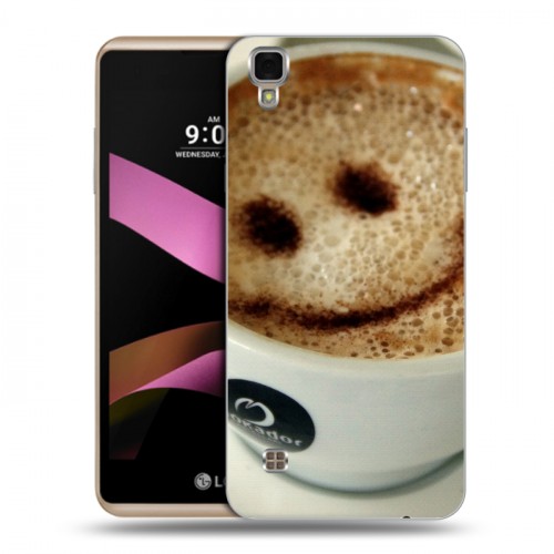 Дизайнерский силиконовый чехол для LG X Style Кофе напиток