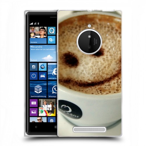 Дизайнерский пластиковый чехол для Nokia Lumia 830 Кофе напиток