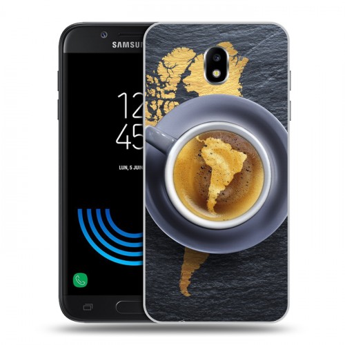 Дизайнерский пластиковый чехол для Samsung Galaxy J5 (2017) Кофе напиток
