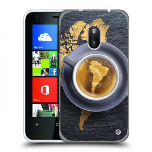 Дизайнерский пластиковый чехол для Nokia Lumia 620 Кофе напиток