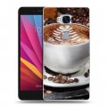 Дизайнерский силиконовый чехол для Huawei Honor 5X Кофе напиток
