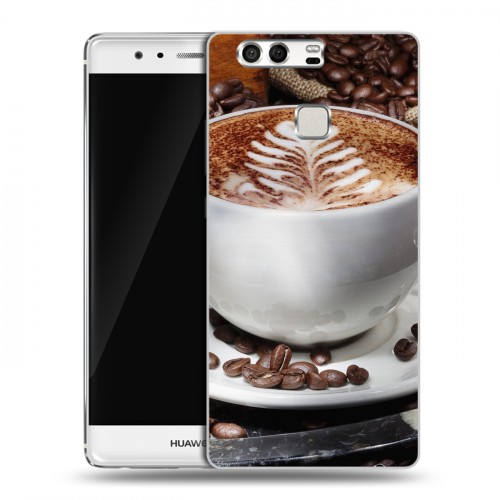 Дизайнерский силиконовый чехол для Huawei P9 Кофе напиток