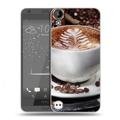 Дизайнерский пластиковый чехол для HTC Desire 530 Кофе напиток