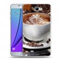 Дизайнерский пластиковый чехол для Samsung Galaxy Note 2 Кофе напиток