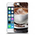 Дизайнерский пластиковый чехол для Iphone 5s Кофе напиток