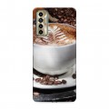 Дизайнерский силиконовый чехол для Tecno Camon 17P Кофе напиток