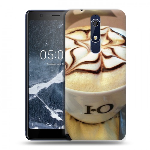 Дизайнерский пластиковый чехол для Nokia 5.1 Кофе напиток