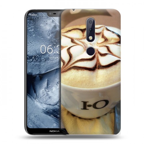 Дизайнерский пластиковый чехол для Nokia 6.1 Plus Кофе напиток