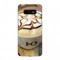 Дизайнерский пластиковый чехол для Samsung Galaxy S10 Plus Кофе напиток