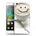 Дизайнерский пластиковый чехол для Huawei Honor 4C Кофе напиток