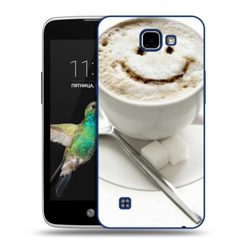 Дизайнерский пластиковый чехол для LG K4 Кофе напиток