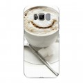 Дизайнерский силиконовый чехол для Samsung Galaxy S8 Кофе напиток