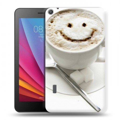 Дизайнерский силиконовый чехол для Huawei MediaPad T3 7 Кофе напиток