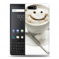 Дизайнерский пластиковый чехол для BlackBerry KEY2 Кофе напиток