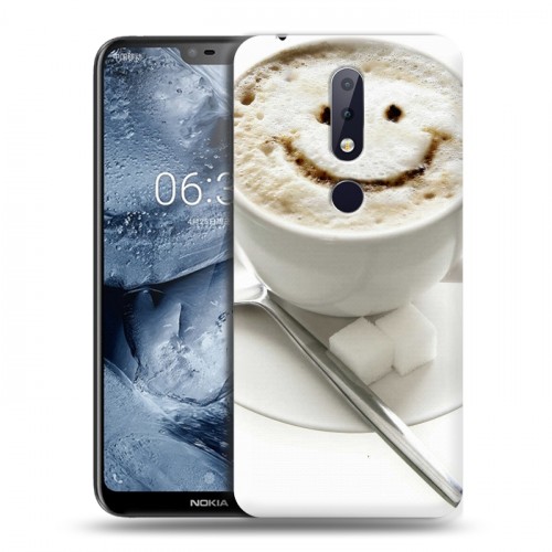 Дизайнерский пластиковый чехол для Nokia 6.1 Plus Кофе напиток