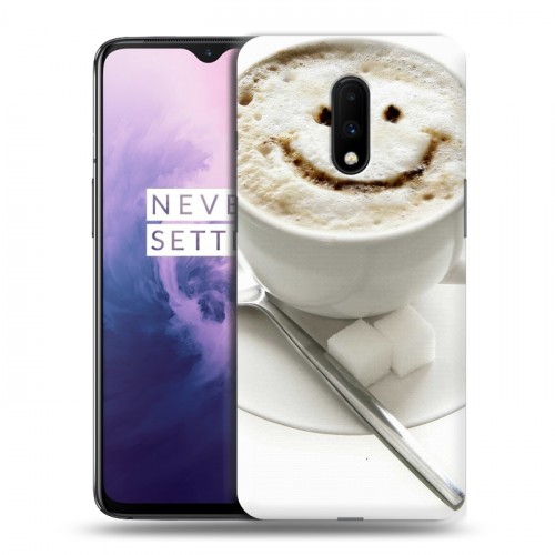 Дизайнерский пластиковый чехол для OnePlus 7 Кофе напиток