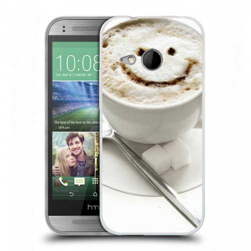 Дизайнерский пластиковый чехол для HTC One mini 2 Кофе напиток