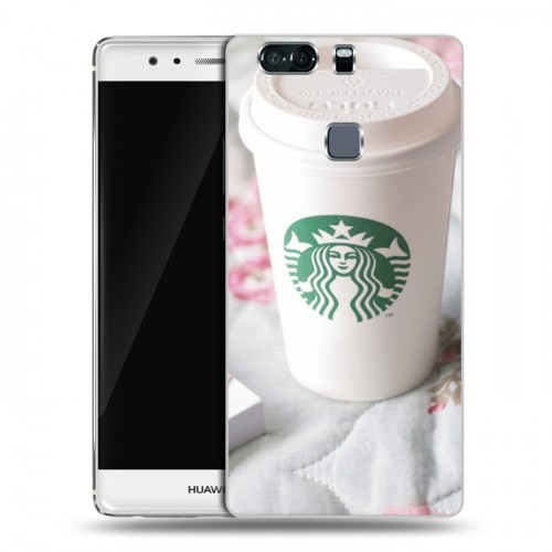 Дизайнерский пластиковый чехол для Huawei P9 Plus Кофе напиток