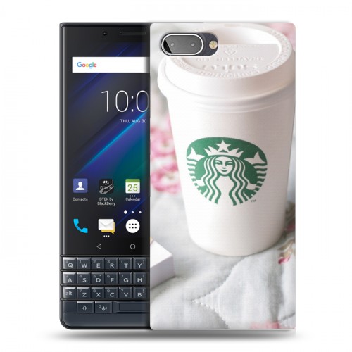 Дизайнерский пластиковый чехол для BlackBerry KEY2 LE Кофе напиток