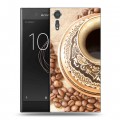 Дизайнерский пластиковый чехол для Sony Xperia XZs Кофе напиток