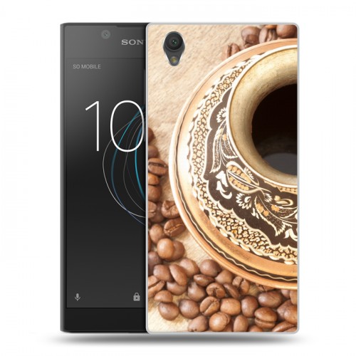 Дизайнерский пластиковый чехол для Sony Xperia L1 Кофе напиток