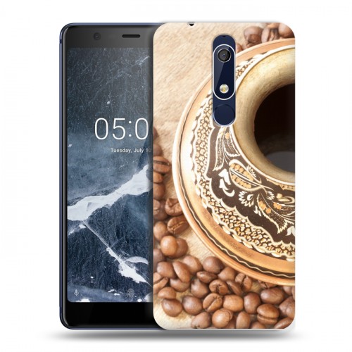 Дизайнерский пластиковый чехол для Nokia 5.1 Кофе напиток