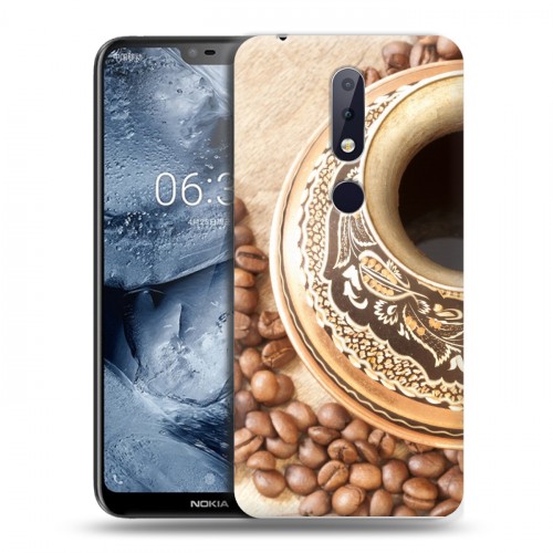 Дизайнерский пластиковый чехол для Nokia 6.1 Plus Кофе напиток