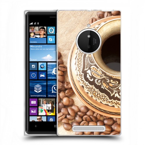 Дизайнерский пластиковый чехол для Nokia Lumia 830 Кофе напиток