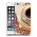 Дизайнерский силиконовый чехол для Iphone 6 Plus/6s Plus Кофе напиток