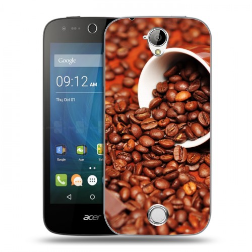 Дизайнерский силиконовый чехол для Acer Liquid Z330 Кофе напиток