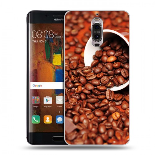 Дизайнерский пластиковый чехол для Huawei Mate 9 Pro Кофе напиток