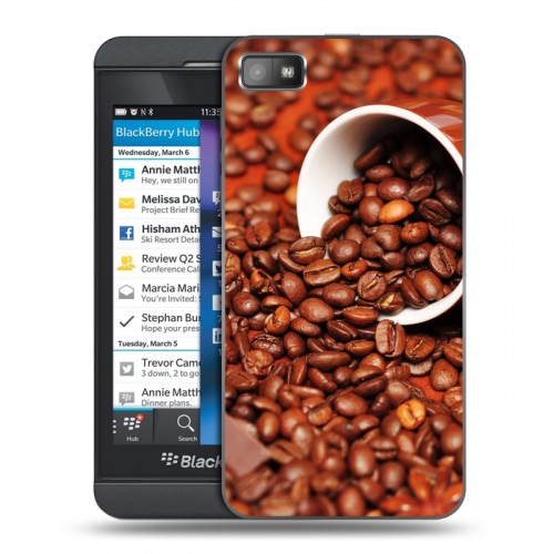 Дизайнерский пластиковый чехол для BlackBerry Z10 Кофе напиток
