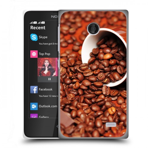 Дизайнерский пластиковый чехол для Nokia X Кофе напиток