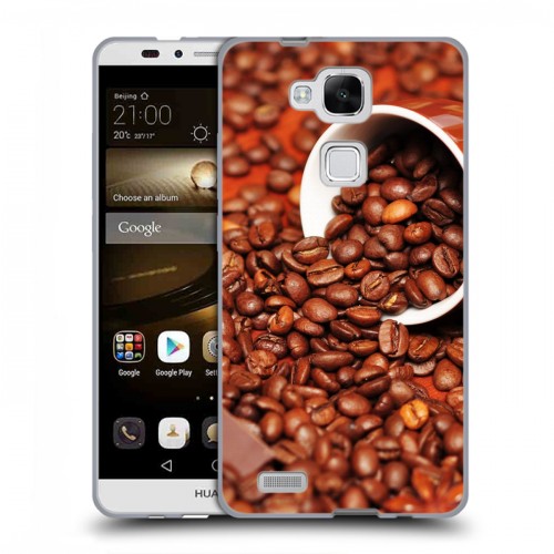 Дизайнерский силиконовый чехол для Huawei Ascend Mate 7 Кофе напиток