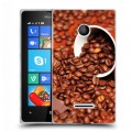 Дизайнерский пластиковый чехол для Microsoft Lumia 435 Кофе напиток