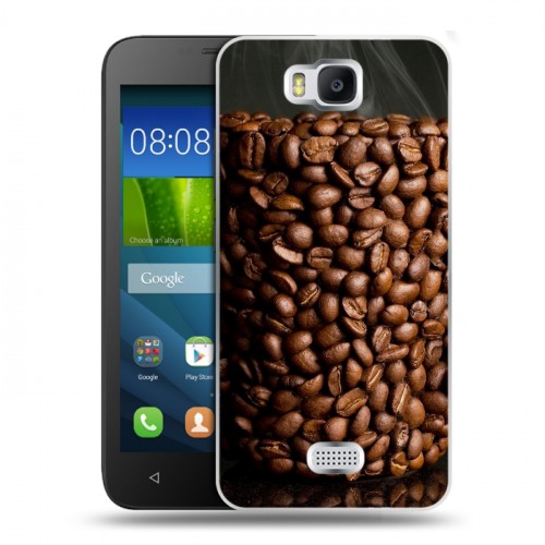 Дизайнерский пластиковый чехол для Huawei Y5c Кофе напиток