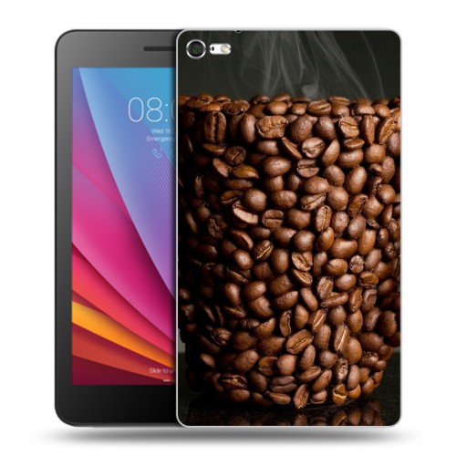 Дизайнерский силиконовый чехол для Huawei MediaPad T2 7.0 Pro Кофе напиток