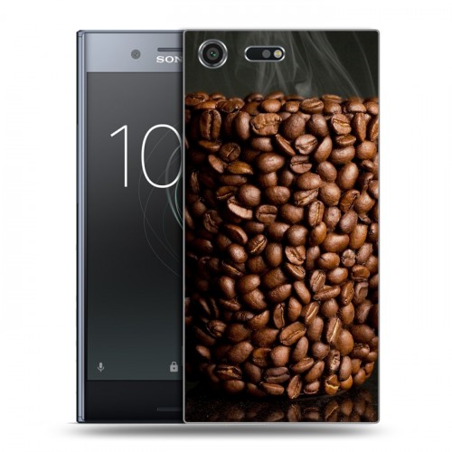Дизайнерский силиконовый чехол для Sony Xperia XZ Premium Кофе напиток