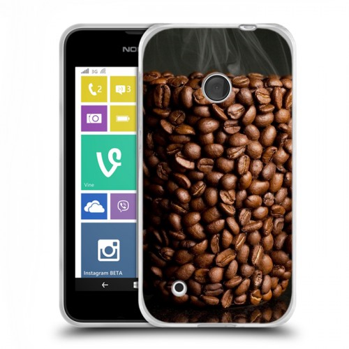 Дизайнерский пластиковый чехол для Nokia Lumia 530 Кофе напиток