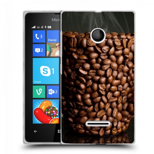 Дизайнерский пластиковый чехол для Microsoft Lumia 435 Кофе напиток