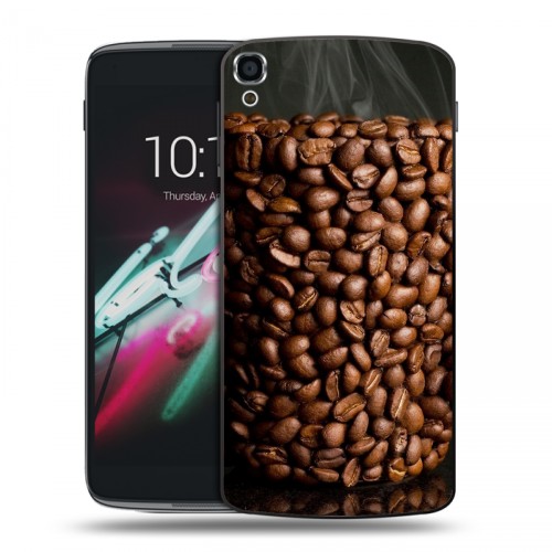 Дизайнерский пластиковый чехол для Alcatel One Touch Idol 3 (5.5) Кофе напиток