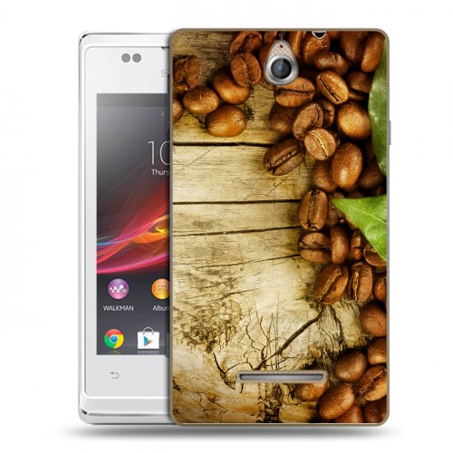 Дизайнерский пластиковый чехол для Sony Xperia E Кофе напиток