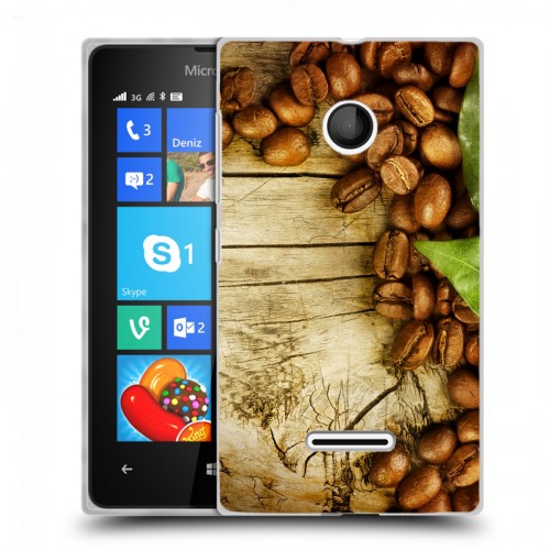 Дизайнерский пластиковый чехол для Microsoft Lumia 435 Кофе напиток